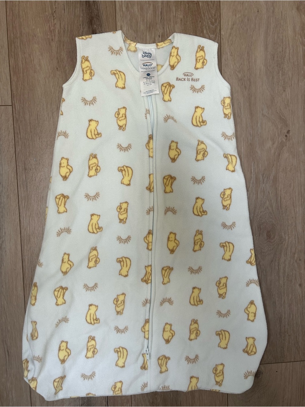 Disney Baby HALO Winnie the Pooh Fleece SleepSack Large 12-18M